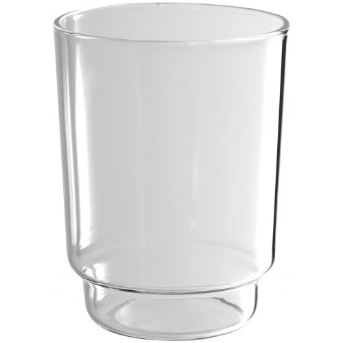 NOVASERVIS Náhradní sklenička držáku na kosmetické tampony 0182,X NOVASERVIS Náhradní sklenička držáku na kosmetické tampony 0182,X