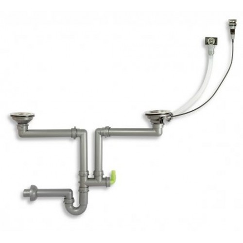 NOVASERVIS sifon pro granitový dvojdřez 01401-2 NSG2