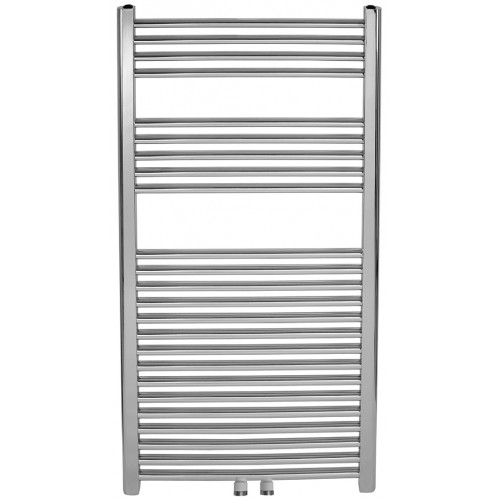 NOVASERVIS Koupelnový radiátor 600 x 1600 mm rovný - chrom, střed. připojení 600/1600/RS,0