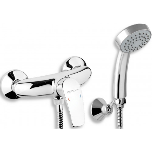 NOVASERVIS METALIA 57 Sprchová nástěnná baterie s příslušenstvím 150 mm chrom 57060,0 NOVASERVIS METALIA 57 Sprchová nástěnná baterie s příslušenstvím 150 mm chrom 57060,0