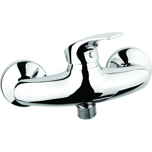 NOVASERVIS METALIA 57 Dřezová nebo umyvadlová nástěnná baterie 150 mm chrom 57070/1,0