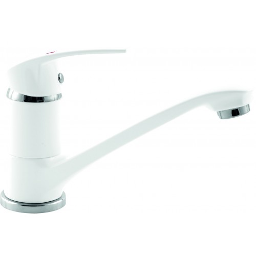 NOVASERVIS METALIA 57 Stojánková umyvadlová a dřezová baterie bílá 57096,1 NOVASERVIS METALIA 57 Stojánková umyvadlová a dřezová baterie bílá 57096,1