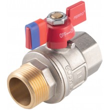 NOVASERVIS kulový plnoprůtočný kohout 3/4" motýlek KFPM21
