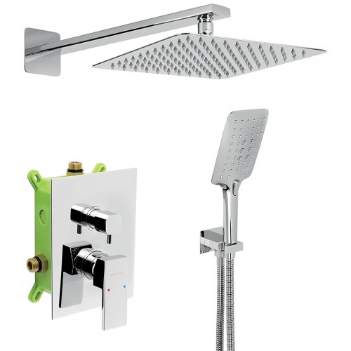 NOVASERVIS NOBLESS EDGE Sprchová sada podomítková, chrom SADA36051R,0