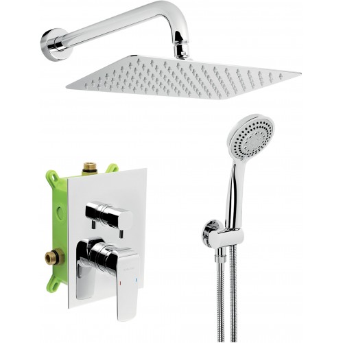 NOVASERVIS NOBLESS TINA Sprchová sada podomítková, chrom SADA38051R,0