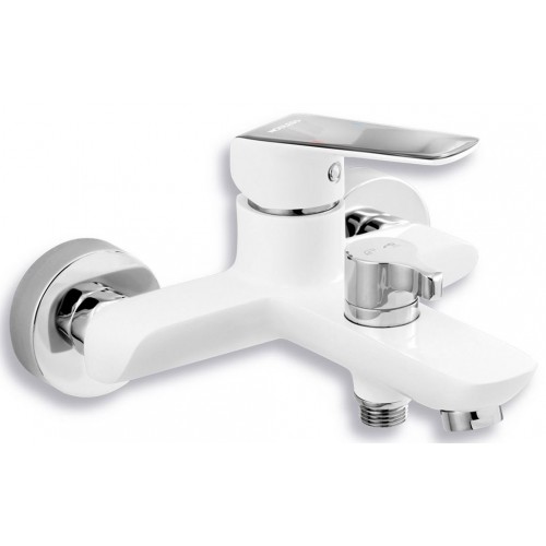 NOVASERVIS NOBLESS TINA Vanová nástěnná baterie, 150mm, bílá/chrom, 38020/1,1