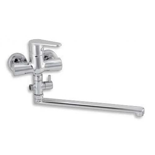 NOVASERVIS TITANIA Fresh Paneláková nástěnná vanová baterie 100 mm, 96673/1,0