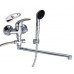 NOVASERVIS METALIA paneláková nástěnná vanová baterie 100mm chrom-otvor 55173,0