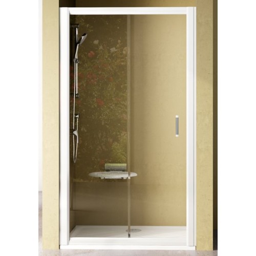 RAVAK Rapier NRDP2-110 L sprchové dveře, white Transparent 0NND010LZ1
