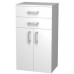 INTEDOOR NEW YORK střední koupelnová skříňka 50cm, závěsná, šedá lesk NYSS502Z/U506