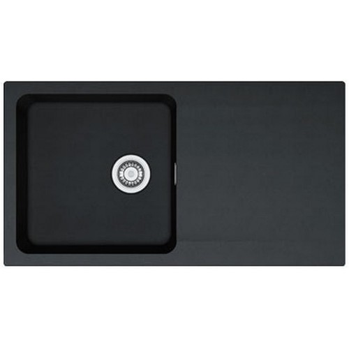 BAZAR Franke Orion OID 611, 940x510 mm, tectonitový dřez, černá 114.0288.543 POŠKOZENÉ NA OKRAJÍCH!!