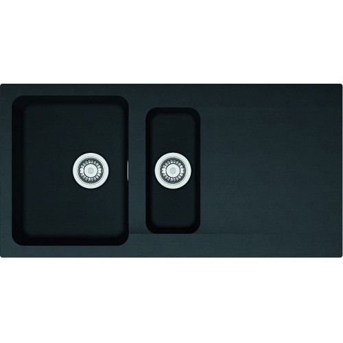 BAZAR Franke Orion OID 651, 1000x510 mm, tectonitový dřez, černá 114.0288.592 POŠKOZEN ROH!!