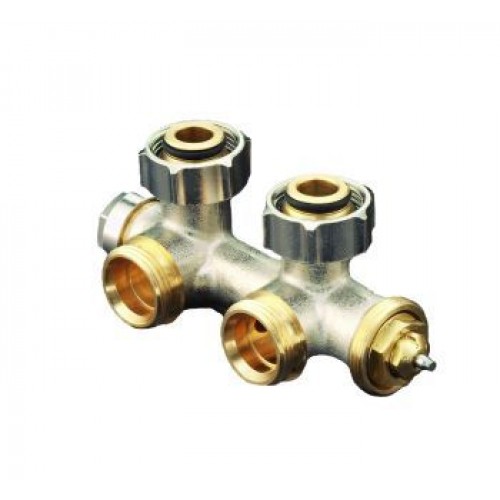 OVENTROP Připojovací armatura "Multiblock T" mosaz rohová, převl.mati 3/4"x vnějš.záv.3/4"