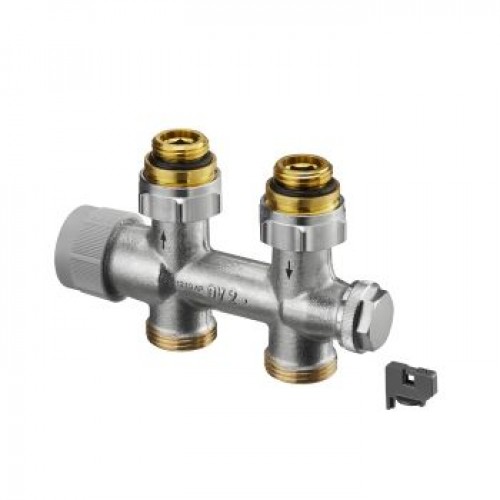 OVENTROP připojovací armatura "Multiblock T" přímá, Rp 1/2 s ventil.vložkou "QV" 1184073