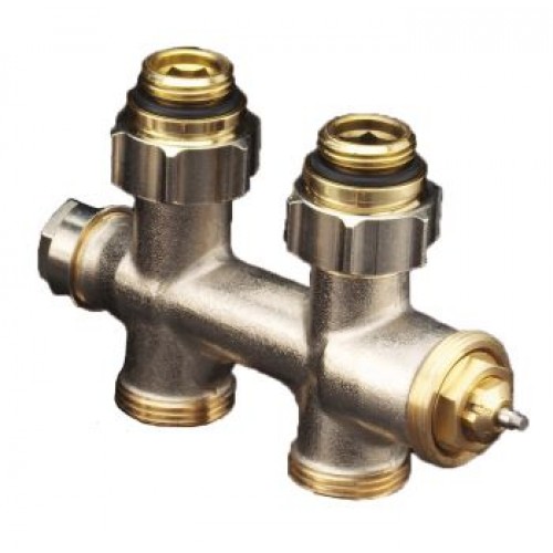 OVENTROP Připojovací armatura "Multiblock T" mosaz, vněj.z. 1/2"x 3/4" přímá, 1184083