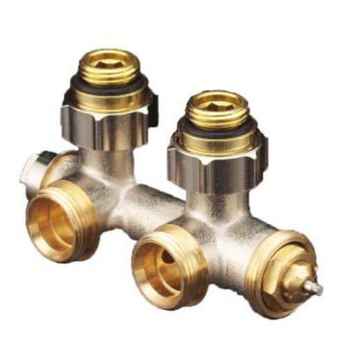 OVENTROP Připojovací armatura "Multiblock T" mosaz rohová, 1/2"x vněj.z. 3/4" 1184084