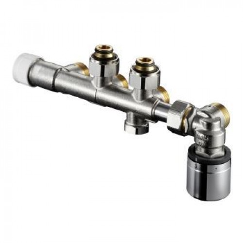 OVENTROP Připojovací armatura" Multiblock T-RTL" mosaz rohová, vnějš.záv. 3/4"