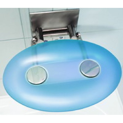 RAVAK Sprchové sedátko OVO P BLUE (světle modrá) B8F0000013