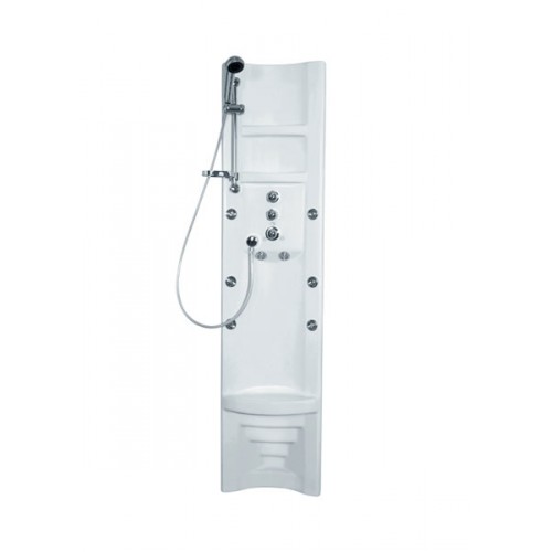 TEIKO Pamo Therm rohový masážní panel s termostatickou baterií V261185N65T01021 TEIKO Pamo Therm rohový masážní panel s termostatickou baterií V261185N65T01021