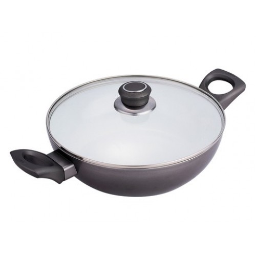 BERGNER Pánev WOK keramická 28 cm s poklicí SIMPLICIA BG-6653