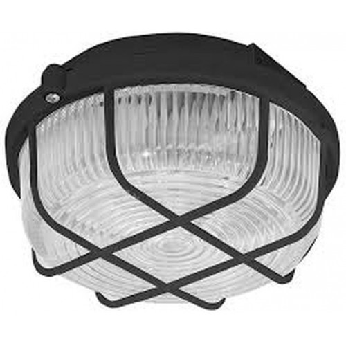 PANLUX KRUH přisazené stropní a nástěnné svítidlo 100W, černá SKP-100/C PANLUX KRUH přisazené stropní a nástěnné svítidlo 100W, černá SKP-100/C