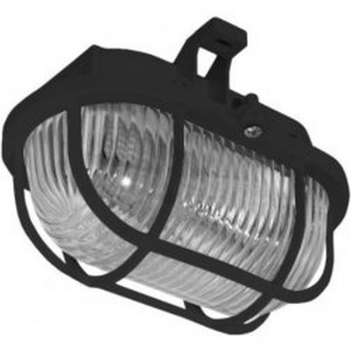 PANLUX OVAL přisazené nástěnné svítidlo 60W, černá SOP-60/C