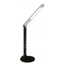 PANLUX TESSA designová multifunkční stolní LED lampa s displejem, černá PN23300001