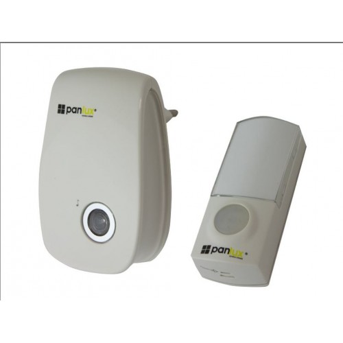 PANLUX ZVONEK bezdrátový 32melodií, bílý s transparentními komponenty H-228/T PANLUX ZVONEK bezdrátový 32melodií, bílý s transparentními komponenty H-228/T