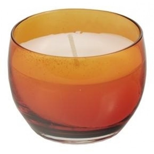 PAPSTAR Svíčka ve skleničce, oranžová