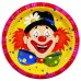 PAPSTAR Papírové talíře s motivem Klauna