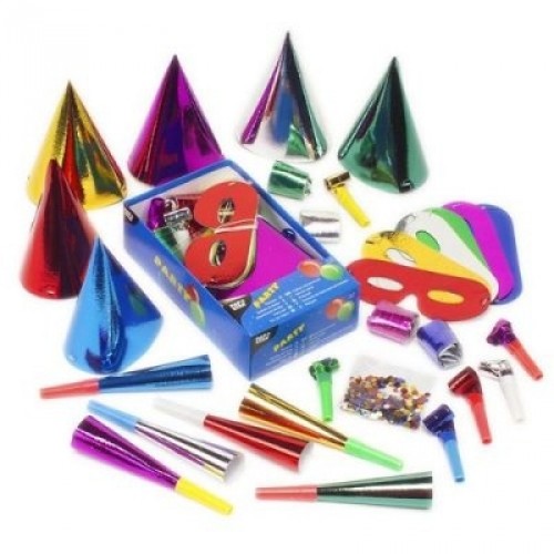 PAPSTAR Sada party dekorací "METALLIC" 29 ks