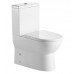 AQUALINE JALTA RIMLESS WC kombi mísa s nádržkou včetně PP sedátka,spodní/zadní odpad PB103