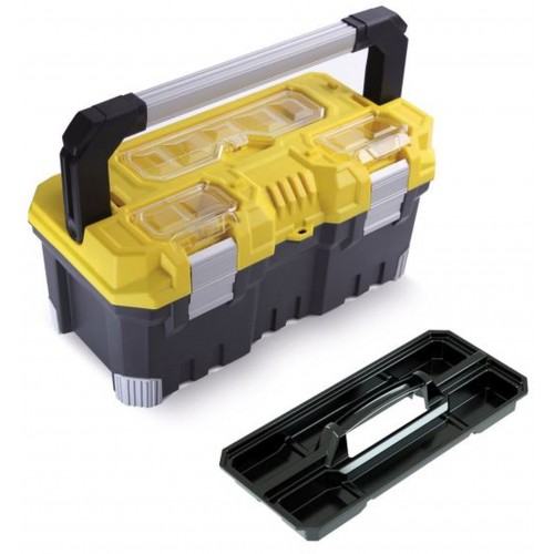 Prosperplast TITAN Plastový kufr na nářadí žlutý, 496 x 258 x 240 mm NT20AS