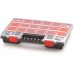 Prosperplast NORP Plastový organizér 22 barevných přihrádek, 344 x 249 x 50 mm NORP14