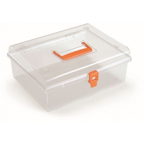 Prosperplast NUF LOW Plastový organizér, 292x250x116mm, oranžový NUF4L