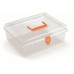 Prosperplast NUF LOW Plastový organizér, 292x250x116mm, oranžový NUF4L