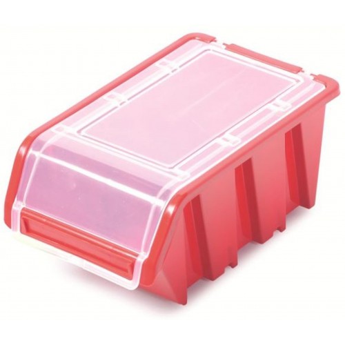 Kistenberg TRUCK PLUS Plastový úložný box s víkem, 19,5x12x9cm, červená KTR20F-3020