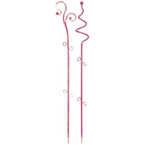 Prosperplast DECOR Podpěra na orchidej 58,5 cm, růžová ISTC01