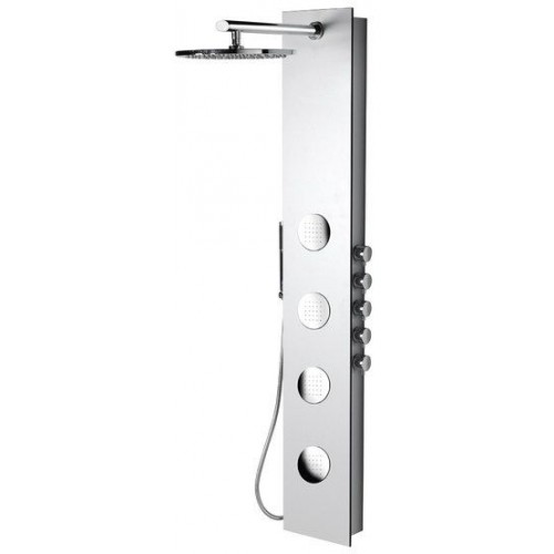 POLYSAN 5SIDE ROUND sprchový panel 250x1550mm, bílá