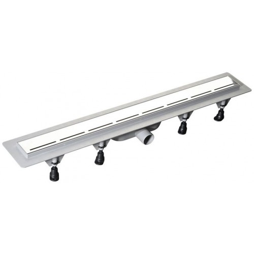 POLYSAN ROAD plastový odtokový žlab s nerezovým roštem, L=720mm