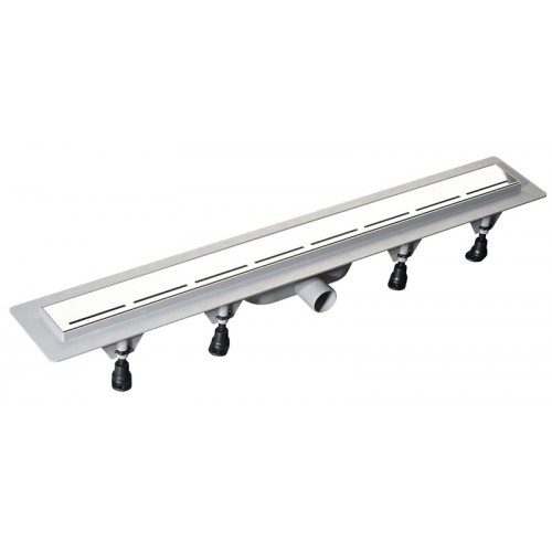 POLYSAN ROAD plastový odtokový žlab s nerezovým roštem, L=920mm