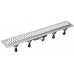 POLYSAN SCENE plastový odtokový žlab s nerezovým roštem, L=720mm