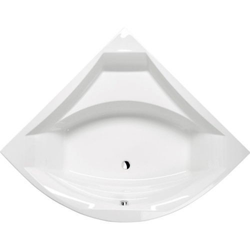 POLYSAN ROSANA rohová vana 140x140x49cm, bílá 64119