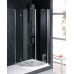 POLYSAN VITRA LINE čtvrtkruhová sprchová zástěna 800x800mm, R550, čiré sklo, levá