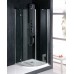 POLYSAN VITRA LINE čtvrtkruhová sprchová zástěna 900x900mm, R550, čiré sklo, levá