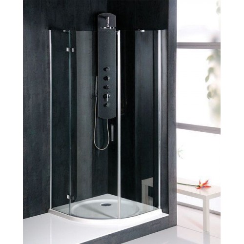 VITRA LINE čtvrtkruhová sprchová zástěna 1200x900mm, R550, čiré sklo, levá VITRA LINE čtvrtkruhová sprchová zástěna 1200x900mm, R550, čiré sklo, levá