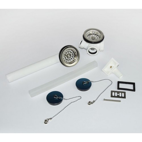 Villeroy & Boch O.NOVO přepadová sada, chrom 94290061