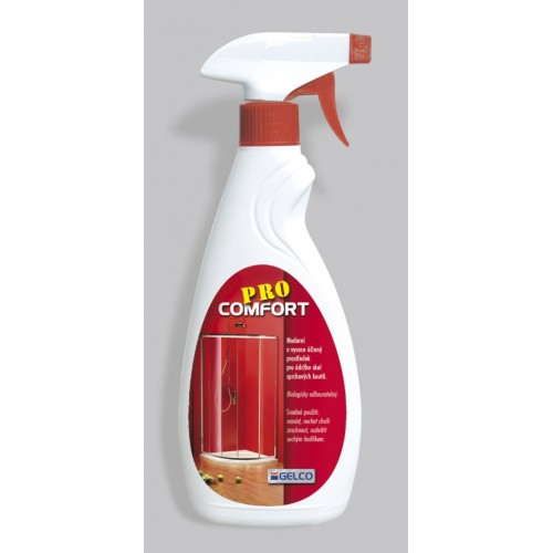 GELCO čistič na skleněné výplně sprchového koutu PRO COMFORT