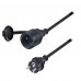 SOLIGHT Prodlužovací přívod - spojka, 1z. 10m, 3x1,5mm2, černá, gumová PS31