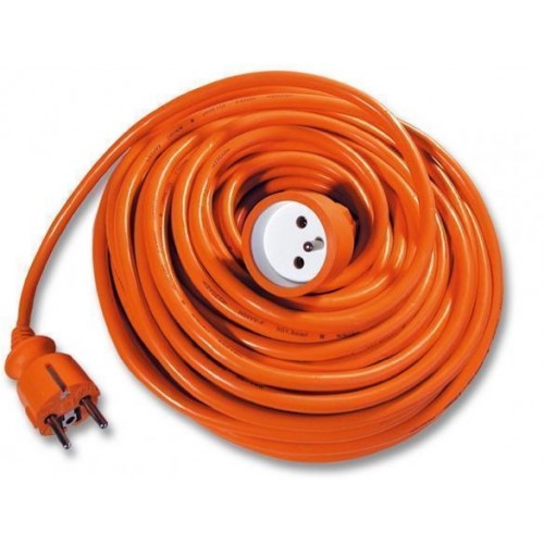 Prodlužovací kabel 15m, oranžový 3x1,0mm